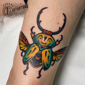 Käfer_tattoo_by_leon_living_illustrations_düsseldorf