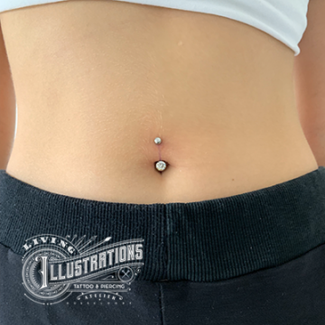 bauchnabel_piercing_living_illustrations_düsseldorf